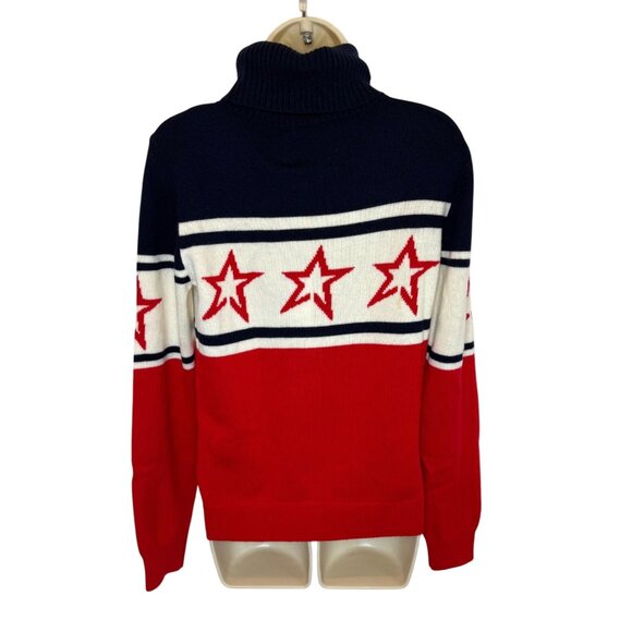 Perfect Moment Chopper Sweater Red Navy Blue NWT - Size M - Picture 8 of 9